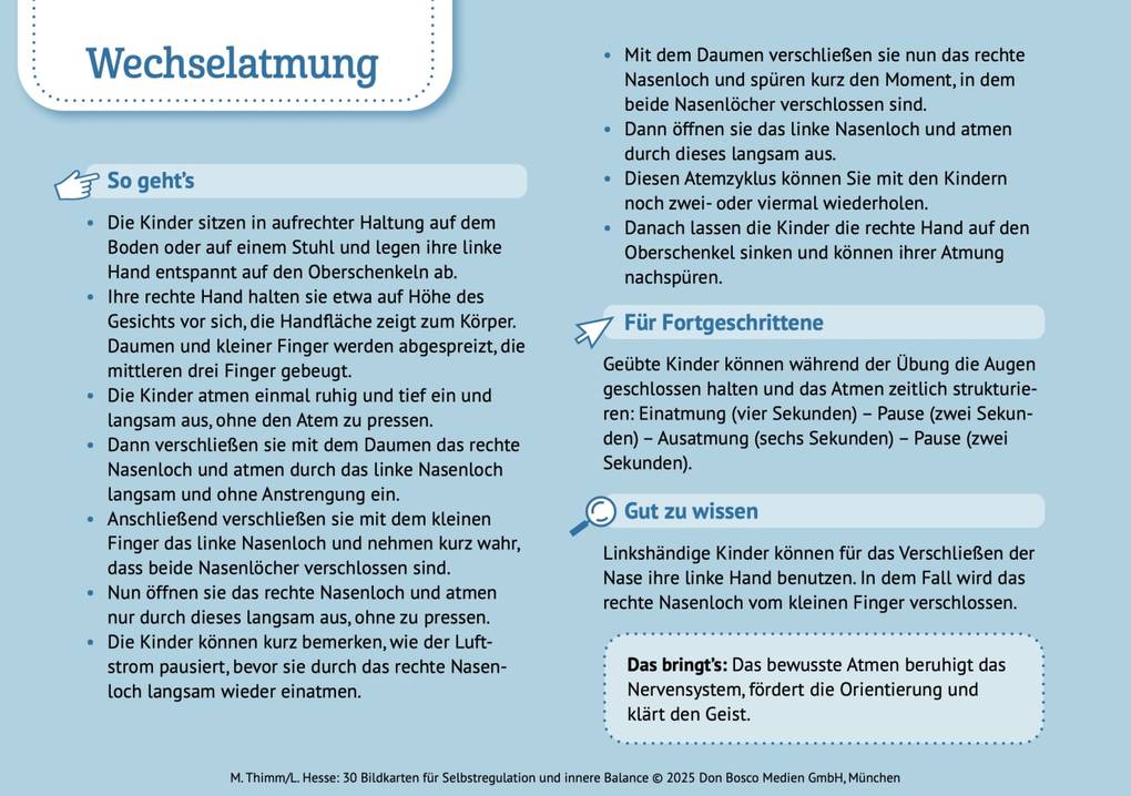 Weitere Ansicht: 30 Bildkarten für Selbstregulation und innere Balance | Mathias Thimm
