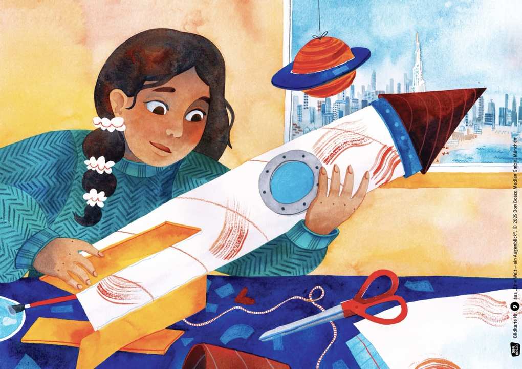Weitere Ansicht: Eine Welt - ein Augenblick. Kamishibai Bildkartenset | Ben Lerwill