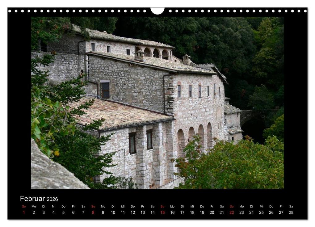 Weitere Ansicht: Auf den Spuren des Hl. Franziskus (Wandkalender 2026 DIN A3 quer), CALVENDO Monatskalender | Veronika Rix, Calvendo