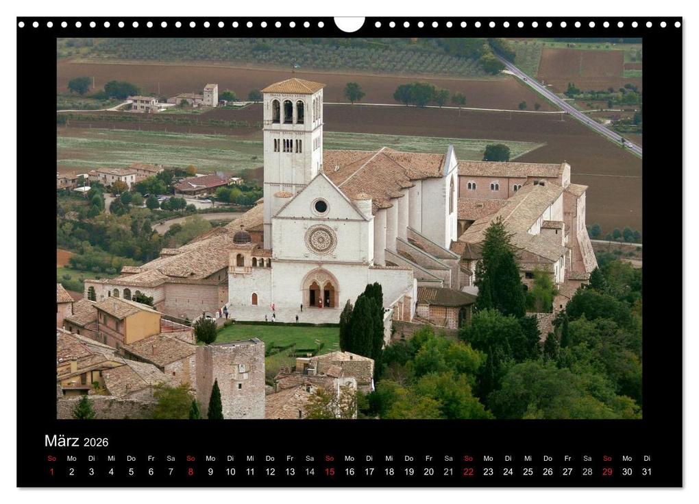 Weitere Ansicht: Auf den Spuren des Hl. Franziskus (Wandkalender 2026 DIN A3 quer), CALVENDO Monatskalender | Veronika Rix, Calvendo