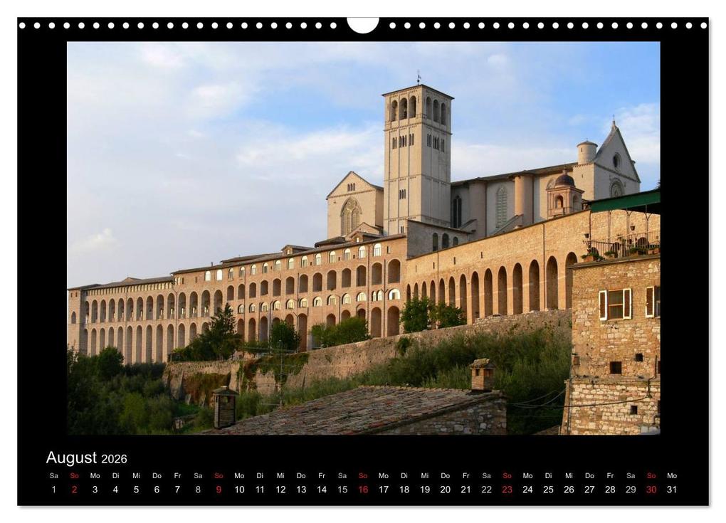 Weitere Ansicht: Auf den Spuren des Hl. Franziskus (Wandkalender 2026 DIN A3 quer), CALVENDO Monatskalender | Veronika Rix, Calvendo