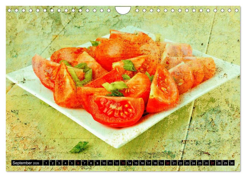 Weitere Ansicht: Italian Food - Vintage Design (Wandkalender 2026 DIN A4 quer), CALVENDO Monatskalender | Carmen Steiner, Calvendo