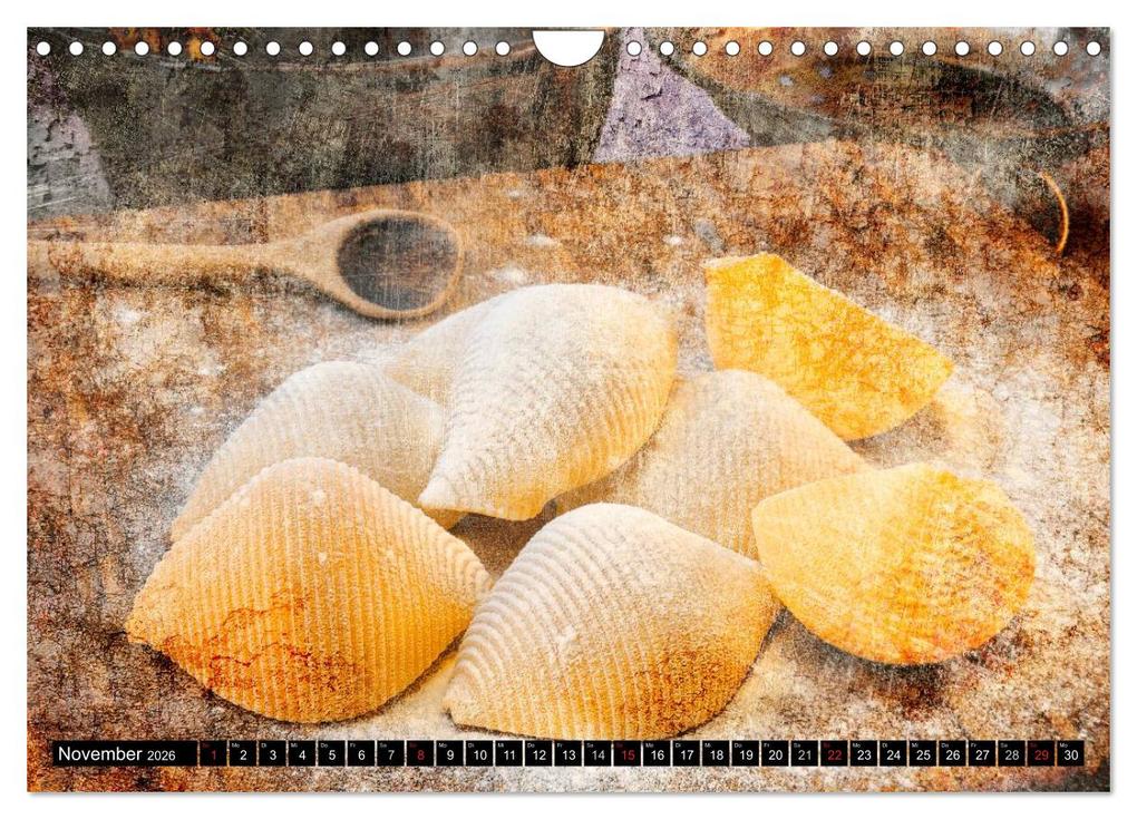 Weitere Ansicht: Italian Food - Vintage Design (Wandkalender 2026 DIN A4 quer), CALVENDO Monatskalender | Carmen Steiner, Calvendo