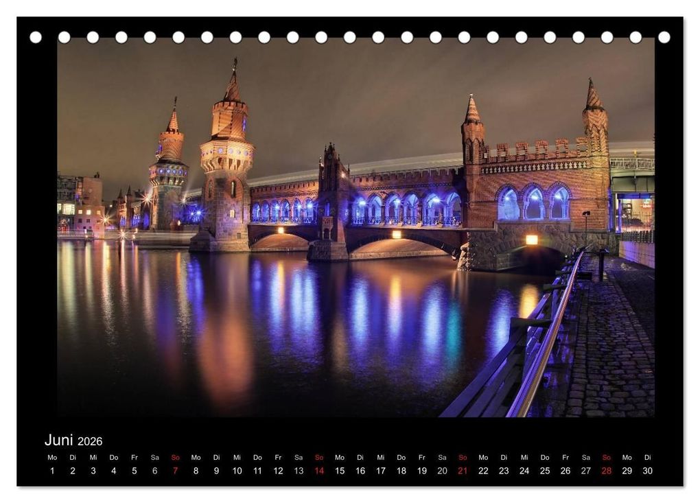 Weitere Ansicht: Berlin bei Nacht 2026 (Tischkalender 2026 DIN A5 quer), CALVENDO Monatskalender | Olaf Neidhardt anolin, Calvendo