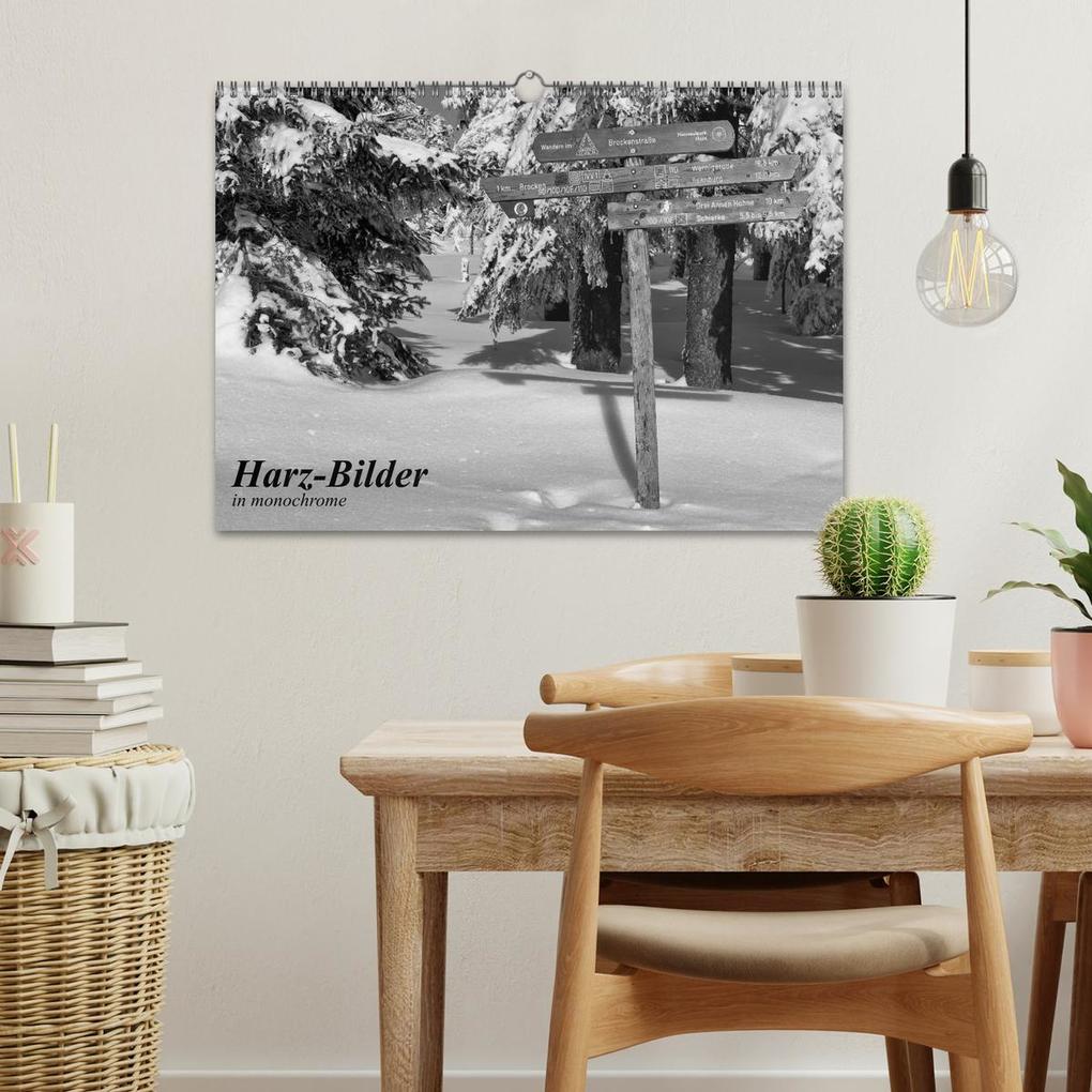 Weitere Ansicht: Harz-Bilder in monochrome (Wandkalender 2026 DIN A3 quer), CALVENDO Monatskalender | Andreas Levi, Calvendo