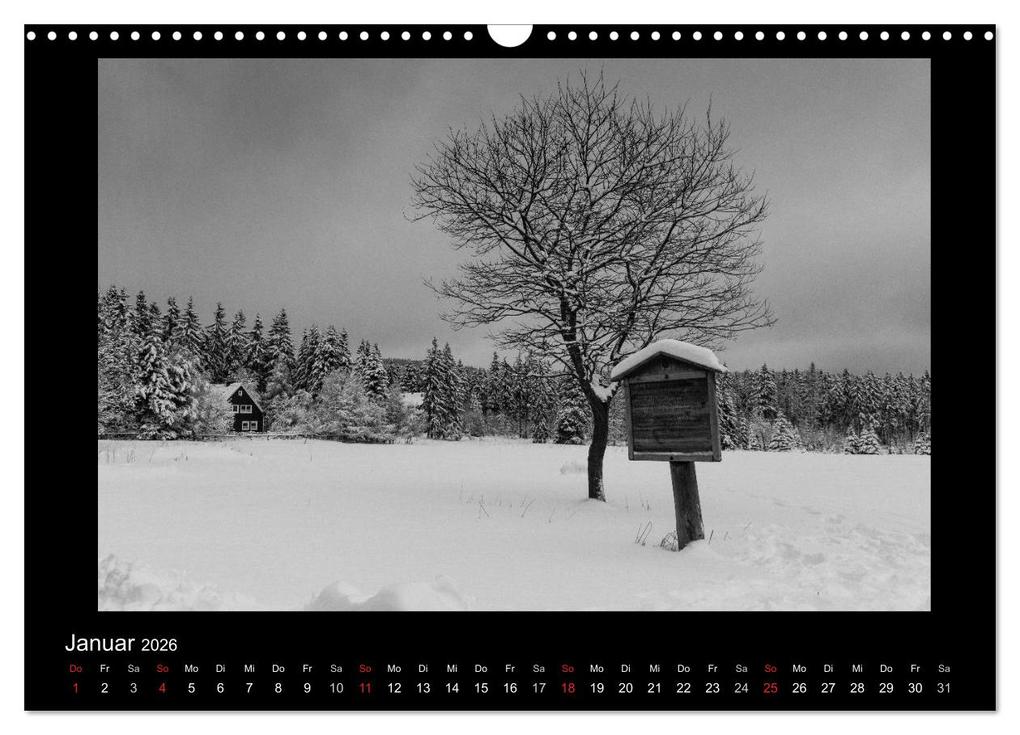 Weitere Ansicht: Harz-Bilder in monochrome (Wandkalender 2026 DIN A3 quer), CALVENDO Monatskalender | Andreas Levi, Calvendo