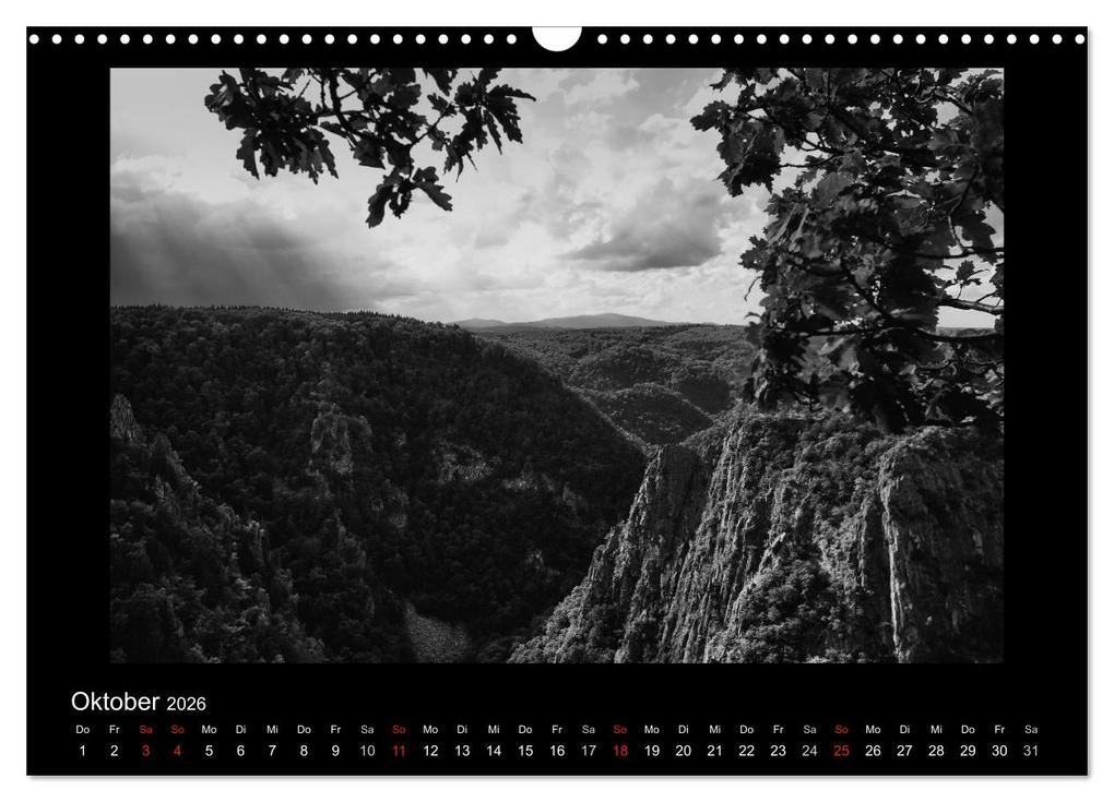 Weitere Ansicht: Harz-Bilder in monochrome (Wandkalender 2026 DIN A3 quer), CALVENDO Monatskalender | Andreas Levi, Calvendo