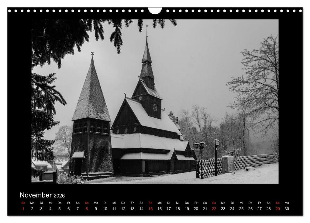 Weitere Ansicht: Harz-Bilder in monochrome (Wandkalender 2026 DIN A3 quer), CALVENDO Monatskalender | Andreas Levi, Calvendo