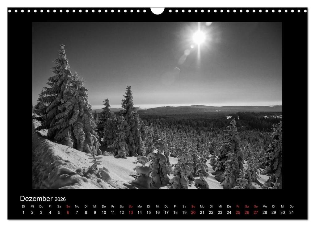 Weitere Ansicht: Harz-Bilder in monochrome (Wandkalender 2026 DIN A3 quer), CALVENDO Monatskalender | Andreas Levi, Calvendo