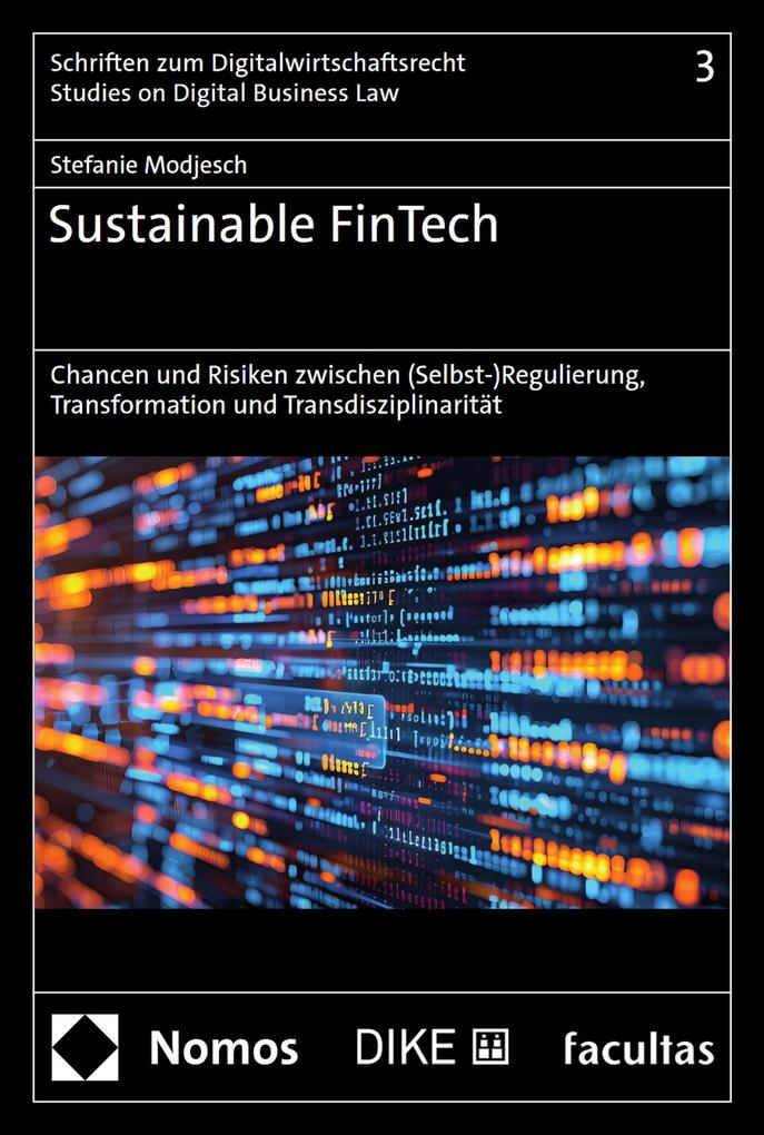 Produktbild: Sustainable FinTech | Stefanie Modjesch