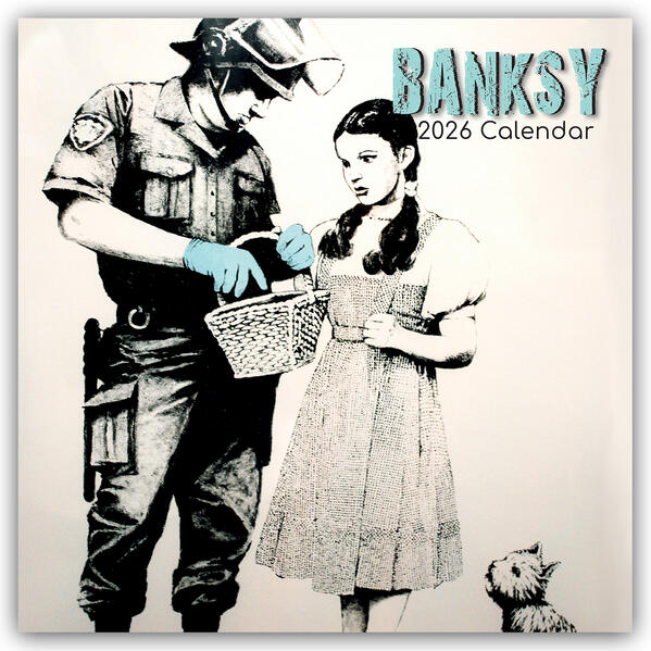 Produktbild: Banksy 2026 - 16-Monatskalender | Gifted Stationery Co. Ltd