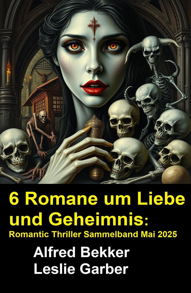 Produktbild: 6 Romane um Liebe und Geheimnis: Romantic Thriller Sammelband Mai 2025 | Alfred Bekker, Leslie Garber