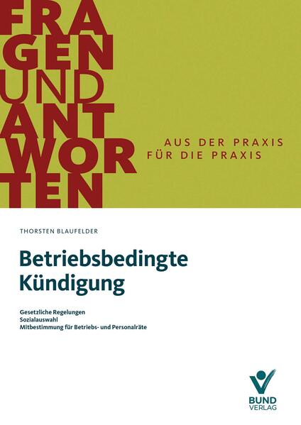 Produktbild: Betriebsbedingte Kündigung | Thorsten Blaufelder