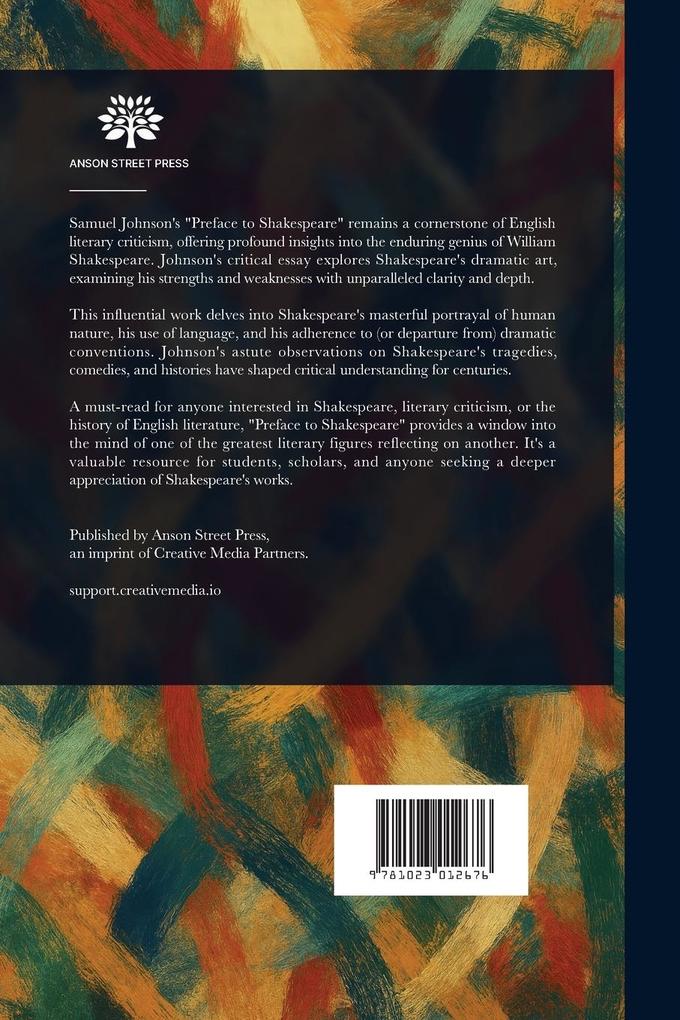 Weitere Ansicht: Preface to Shakespeare | Samuel Johnson