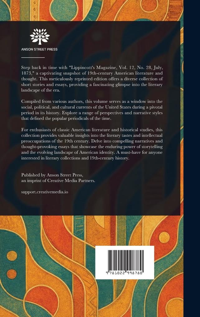 Weitere Ansicht: Lippincott's Magazine of Popular Literature and Science | Various