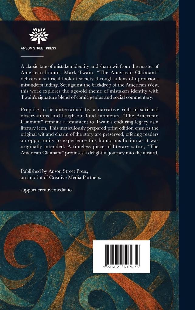Weitere Ansicht: The American Claimant | Mark Twain