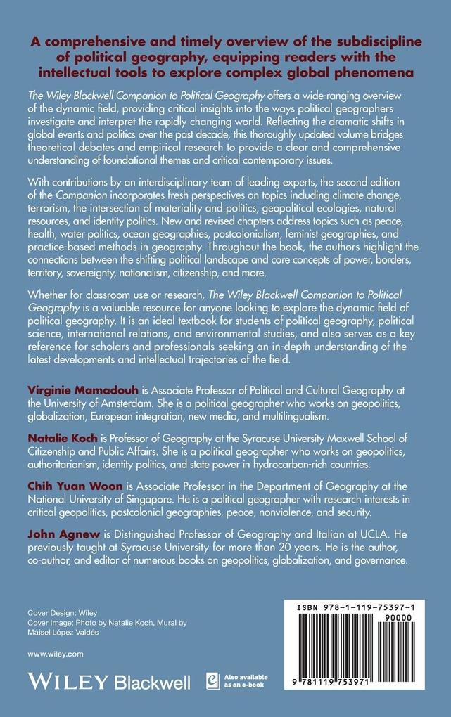 Weitere Ansicht: The Wiley Blackwell Companion to Political Geography