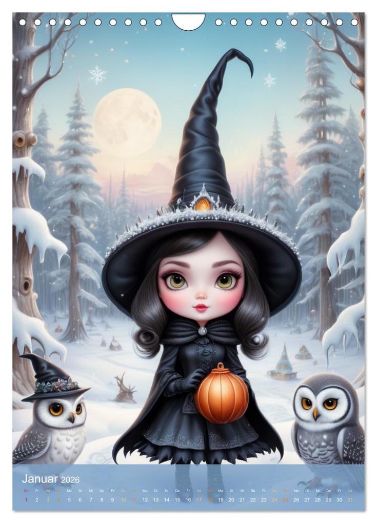 Weitere Ansicht: Niedliche Wetter Hexen (Wandkalender 2026 DIN A4 hoch), CALVENDO Monatskalender | Mythogalaxis Mythogalaxis, Calvendo, Mythogalaxis