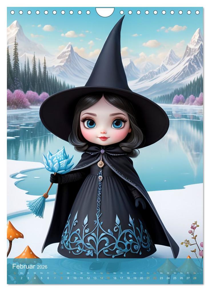 Weitere Ansicht: Niedliche Wetter Hexen (Wandkalender 2026 DIN A4 hoch), CALVENDO Monatskalender | Mythogalaxis Mythogalaxis, Calvendo, Mythogalaxis
