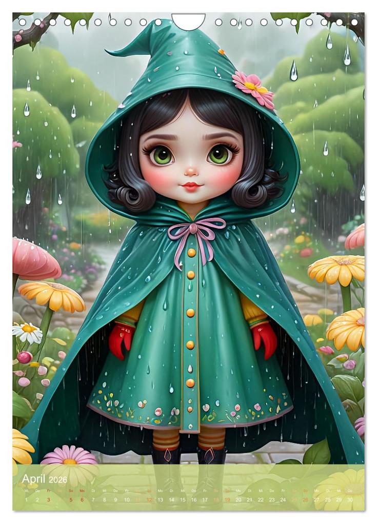 Weitere Ansicht: Niedliche Wetter Hexen (Wandkalender 2026 DIN A4 hoch), CALVENDO Monatskalender | Mythogalaxis Mythogalaxis, Calvendo, Mythogalaxis