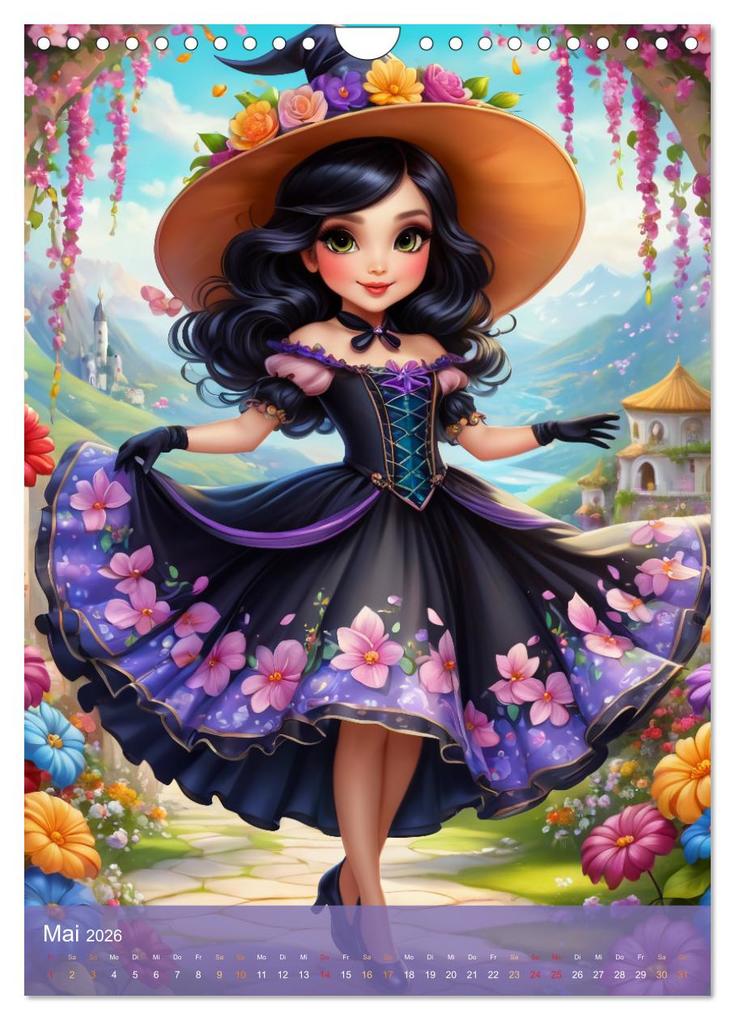 Weitere Ansicht: Niedliche Wetter Hexen (Wandkalender 2026 DIN A4 hoch), CALVENDO Monatskalender | Mythogalaxis Mythogalaxis, Calvendo, Mythogalaxis