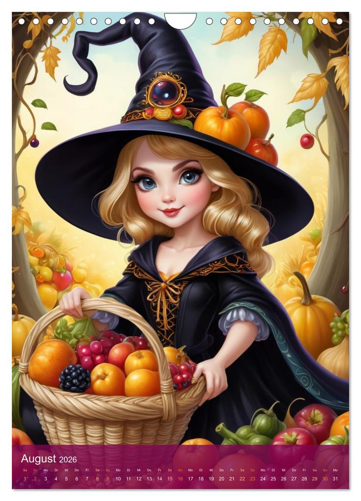 Weitere Ansicht: Niedliche Wetter Hexen (Wandkalender 2026 DIN A4 hoch), CALVENDO Monatskalender | Mythogalaxis Mythogalaxis, Calvendo, Mythogalaxis