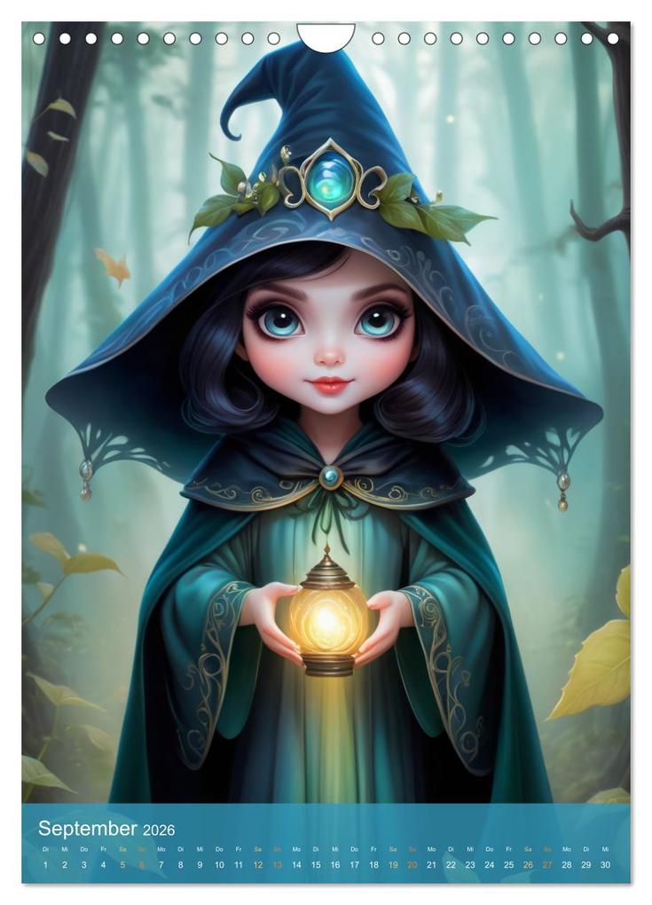 Weitere Ansicht: Niedliche Wetter Hexen (Wandkalender 2026 DIN A4 hoch), CALVENDO Monatskalender | Mythogalaxis Mythogalaxis, Calvendo, Mythogalaxis