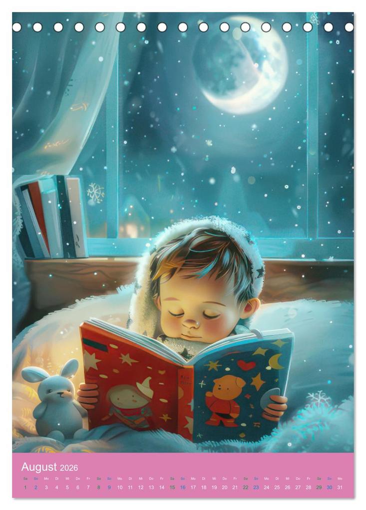 Weitere Ansicht: Bevor wir träumen gehen - Kinderkalender (Tischkalender 2026 DIN A5 hoch), CALVENDO Monatskalender | Liselotte Brunner-Klaus, Calvendo