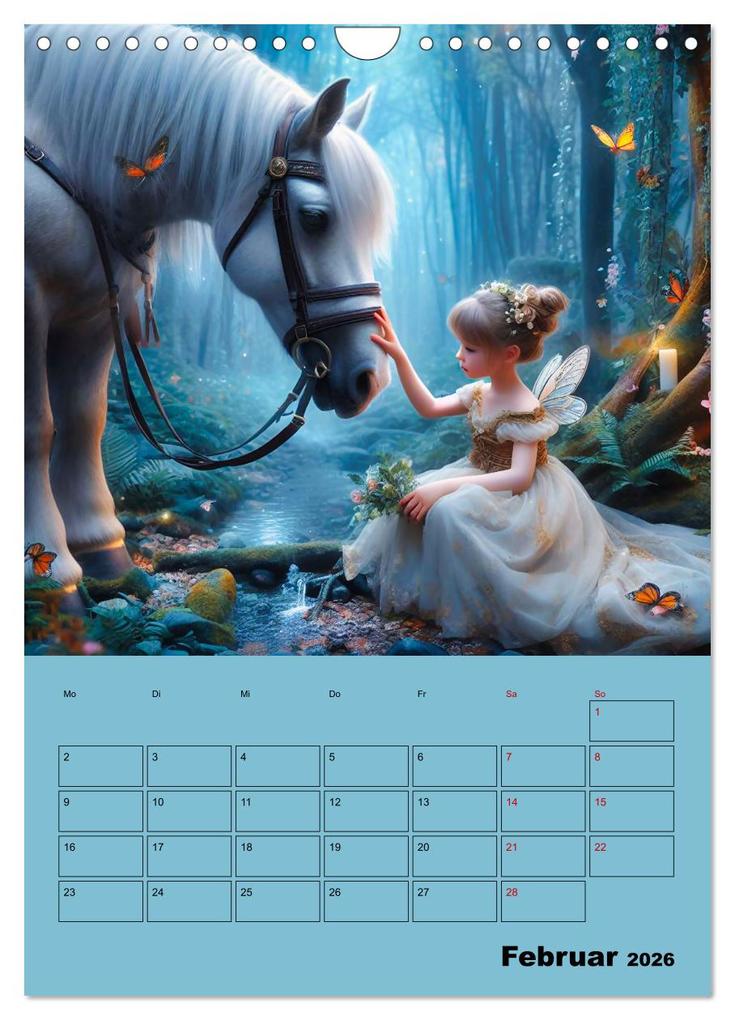 Weitere Ansicht: Königliche Momente - Kleine Prinzessin im Märchenwald (Wandkalender 2026 DIN A4 hoch), CALVENDO Monatskalender | Paul Michalzik, Calvendo