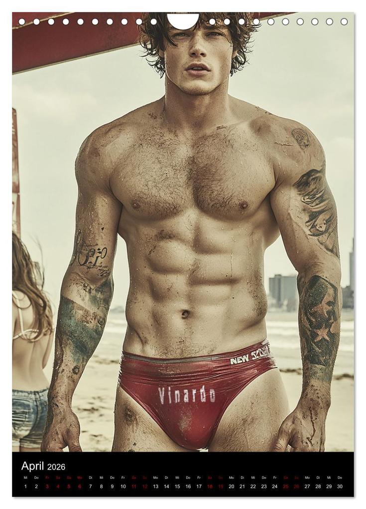 Weitere Ansicht: Männer in der Werbung der 90er (Wandkalender 2026 DIN A4 hoch), CALVENDO Monatskalender | Thomas Franzky, Calvendo