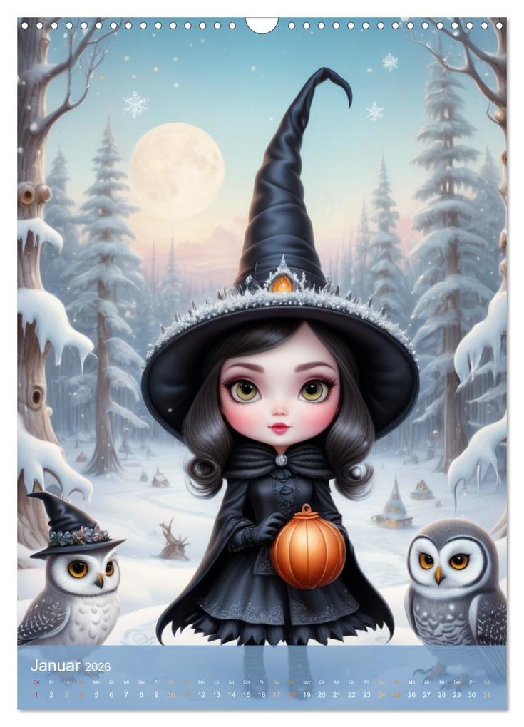 Weitere Ansicht: Niedliche Wetter Hexen (Wandkalender 2026 DIN A3 hoch), CALVENDO Monatskalender | Mythogalaxis Mythogalaxis, Calvendo, Mythogalaxis