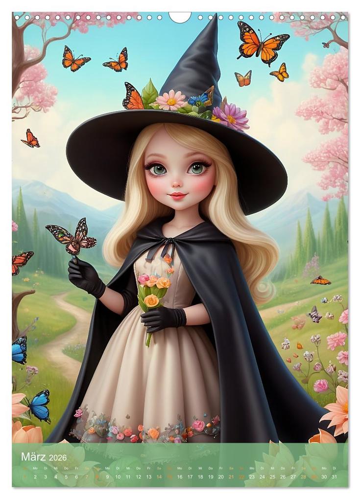 Weitere Ansicht: Niedliche Wetter Hexen (Wandkalender 2026 DIN A3 hoch), CALVENDO Monatskalender | Mythogalaxis Mythogalaxis, Calvendo, Mythogalaxis