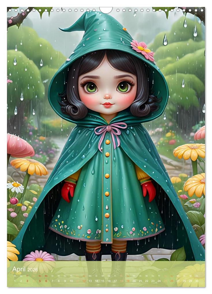 Weitere Ansicht: Niedliche Wetter Hexen (Wandkalender 2026 DIN A3 hoch), CALVENDO Monatskalender | Mythogalaxis Mythogalaxis, Calvendo, Mythogalaxis