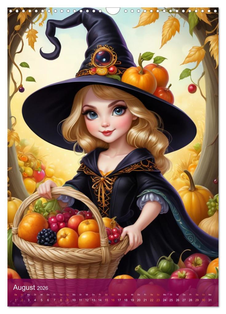 Weitere Ansicht: Niedliche Wetter Hexen (Wandkalender 2026 DIN A3 hoch), CALVENDO Monatskalender | Mythogalaxis Mythogalaxis, Calvendo, Mythogalaxis