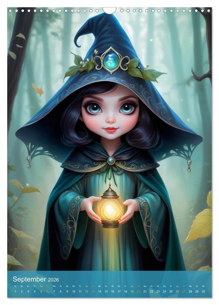 Weitere Ansicht: Niedliche Wetter Hexen (Wandkalender 2026 DIN A3 hoch), CALVENDO Monatskalender | Mythogalaxis Mythogalaxis, Calvendo, Mythogalaxis