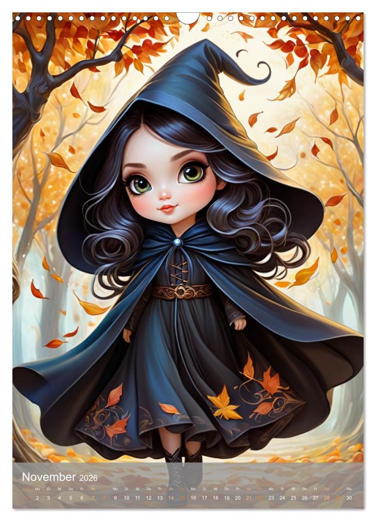 Weitere Ansicht: Niedliche Wetter Hexen (Wandkalender 2026 DIN A3 hoch), CALVENDO Monatskalender | Mythogalaxis Mythogalaxis, Calvendo, Mythogalaxis