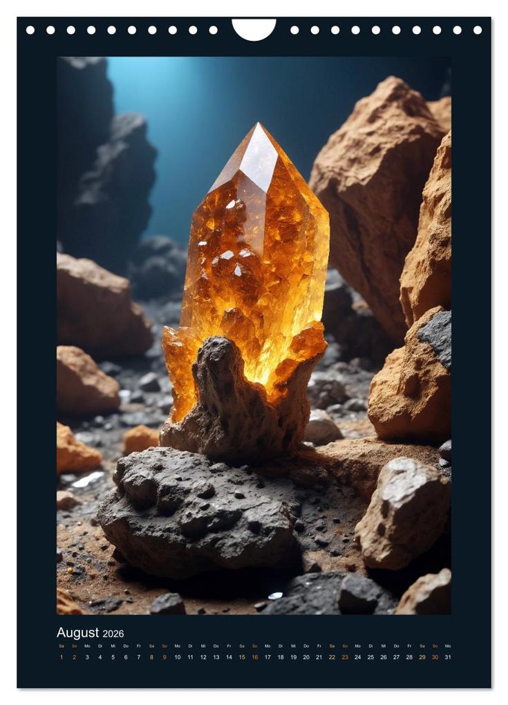 Weitere Ansicht: Fantastische Mineralien - Geheimnisvolle Schätze (Wandkalender 2026 DIN A4 hoch), CALVENDO Monatskalender | Sebastian Lüdke, Calvendo