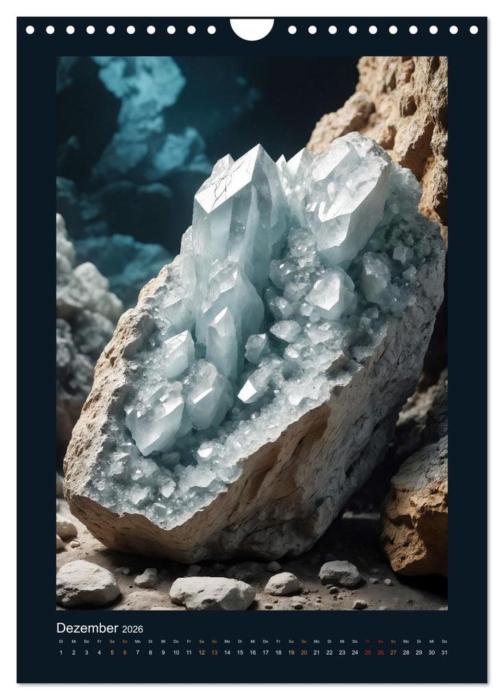 Weitere Ansicht: Fantastische Mineralien - Geheimnisvolle Schätze (Wandkalender 2026 DIN A4 hoch), CALVENDO Monatskalender | Sebastian Lüdke, Calvendo