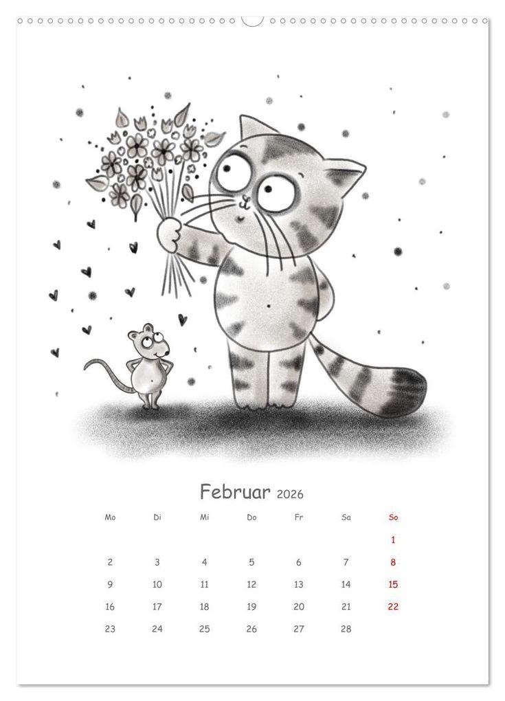 Weitere Ansicht: LEOPOLD DER DRITTE - Ein unglaublich liebenswerter Kater (Wandkalender 2026 DIN A2 hoch), CALVENDO Monatskalender | Calvendo, Danja Krampikowski
