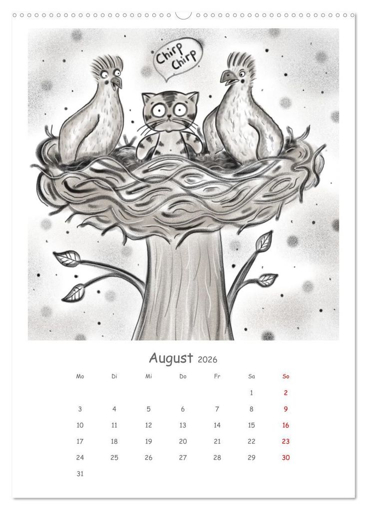 Weitere Ansicht: LEOPOLD DER DRITTE - Ein unglaublich liebenswerter Kater (Wandkalender 2026 DIN A2 hoch), CALVENDO Monatskalender | Calvendo, Danja Krampikowski