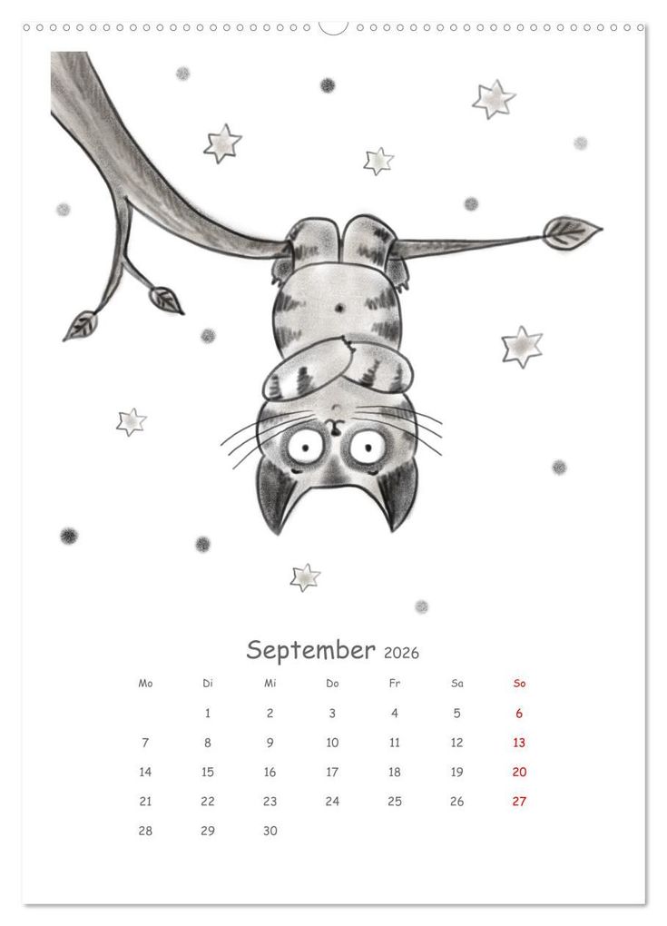 Weitere Ansicht: LEOPOLD DER DRITTE - Ein unglaublich liebenswerter Kater (Wandkalender 2026 DIN A2 hoch), CALVENDO Monatskalender | Calvendo, Danja Krampikowski