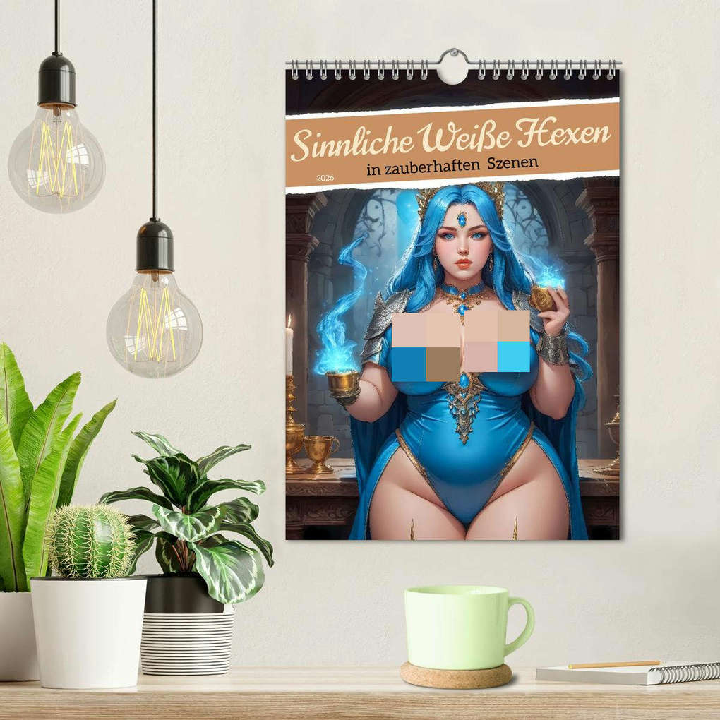 Weitere Ansicht: Sinnliche Weiße Hexen in zauberhaften Szenen (Wandkalender 2026 DIN A4 hoch), CALVENDO Monatskalender | Calvendo, pixs:sell, pixs:sell pixs:sell, Sell Pixs:Sell