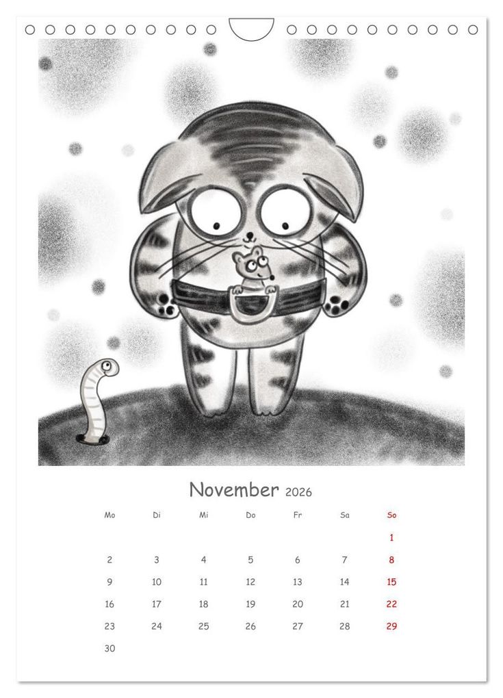 Weitere Ansicht: LEOPOLD DER DRITTE - Ein unglaublich liebenswerter Kater (Wandkalender 2026 DIN A4 hoch), CALVENDO Monatskalender | Calvendo, Danja Krampikowski