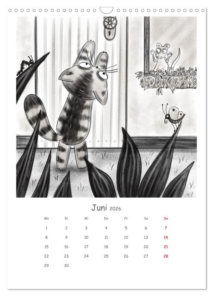 Weitere Ansicht: LEOPOLD DER DRITTE - Ein unglaublich liebenswerter Kater (Wandkalender 2026 DIN A3 hoch), CALVENDO Monatskalender | Calvendo, Danja Krampikowski