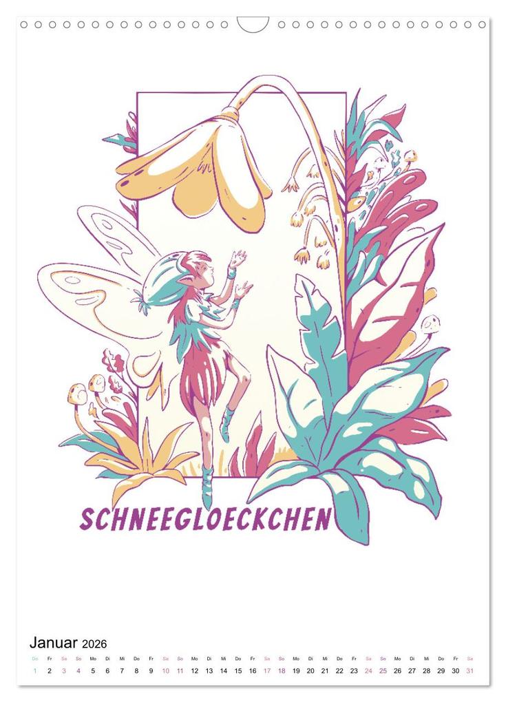 Weitere Ansicht: Wunderwelt der Blumen (Wandkalender 2026 DIN A3 hoch), CALVENDO Monatskalender | Luca Schmidt, Calvendo