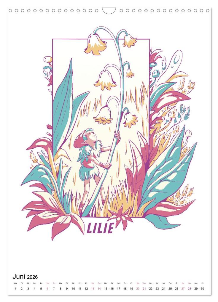 Weitere Ansicht: Wunderwelt der Blumen (Wandkalender 2026 DIN A3 hoch), CALVENDO Monatskalender | Luca Schmidt, Calvendo