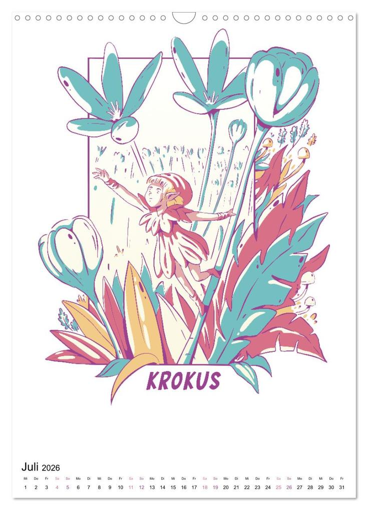 Weitere Ansicht: Wunderwelt der Blumen (Wandkalender 2026 DIN A3 hoch), CALVENDO Monatskalender | Luca Schmidt, Calvendo