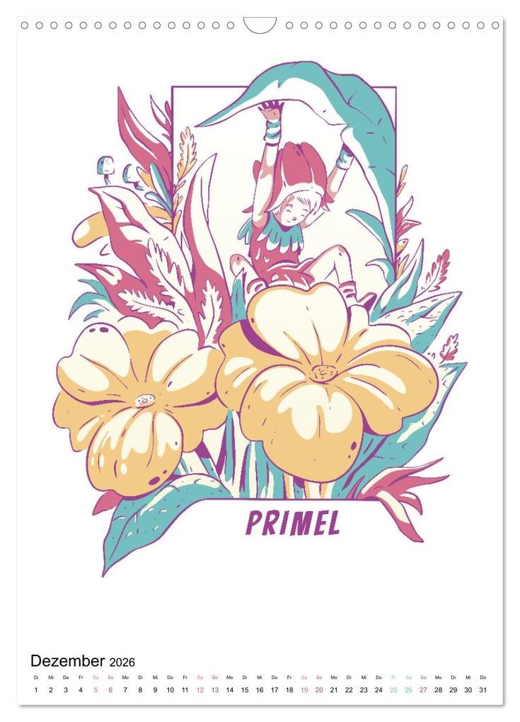 Weitere Ansicht: Wunderwelt der Blumen (Wandkalender 2026 DIN A3 hoch), CALVENDO Monatskalender | Luca Schmidt, Calvendo