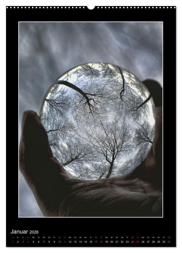 Weitere Ansicht: Momente aus Glas - Glaskugelfotografie (Wandkalender 2026 DIN A2 hoch), CALVENDO Monatskalender | Mirko Weigt © Hamburg, Calvendo