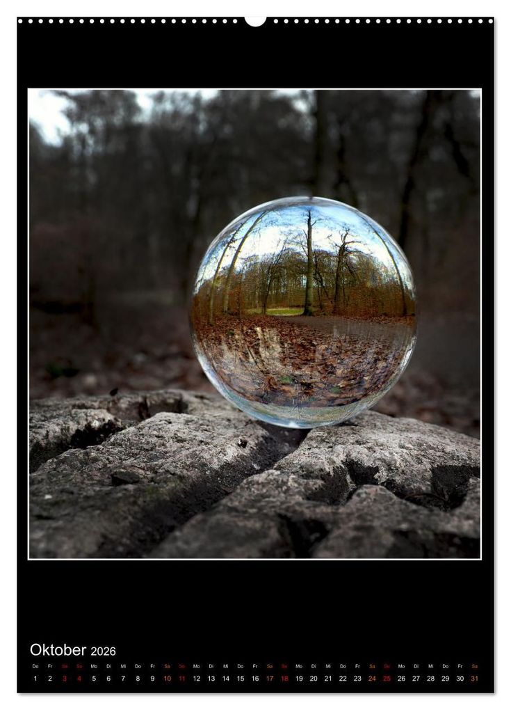 Weitere Ansicht: Momente aus Glas - Glaskugelfotografie (Wandkalender 2026 DIN A2 hoch), CALVENDO Monatskalender | Mirko Weigt © Hamburg, Calvendo